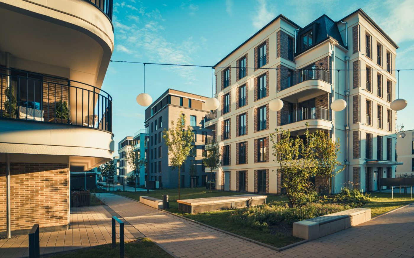 Modern apartman sitesi
